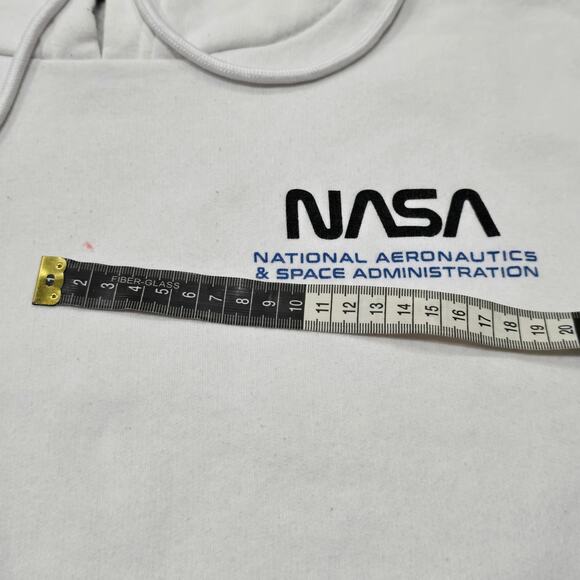 NASA Hyper Space Life Group Astronaut Graphic Logo Kangaroo Pouch Sweater Hoodie - Picture 4 of 11